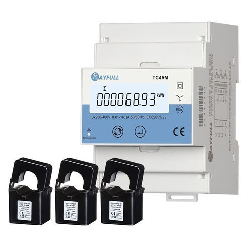 Compteur d'énergie électrique multifonction - TC45M - Rayfull Electric Technology(Zhejiang)Co., Ltd. - triphasé / sur rail DIN / RS-485
