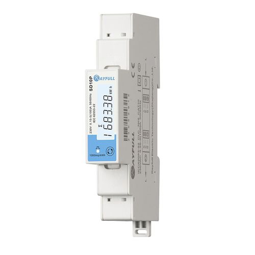 Compteur d'énergie électrique monophasé - SD10P - Rayfull Electric Technology(Zhejiang)Co., Ltd. - sur rail DIN / sortie à impulsion / multifonction