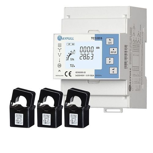 Compteur d'énergie électrique triphasé - TC55DS - Rayfull Electric Technology(Zhejiang)Co., Ltd. - sur rail DIN / Modbus RTU / à bobine de Rogowski