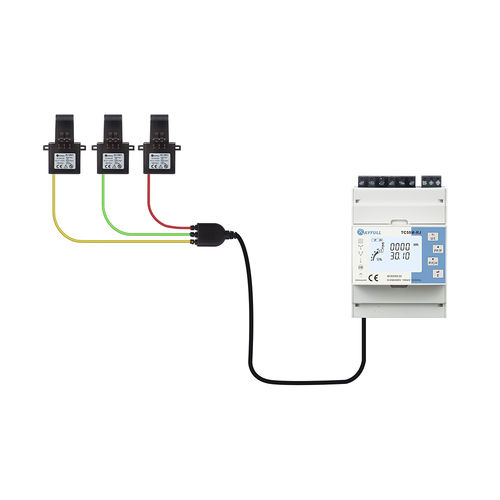 Compteur d'énergie électrique triphasé - TC55M-RJ-1 NON-MID - Rayfull Electric Technology(Zhejiang)Co., Ltd. - Modbus / avec afficheur LCD / multifonction