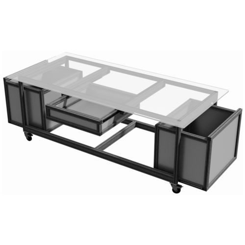 Table de travail de laboratoire - 521201 - trimat srl - avec tiroirs