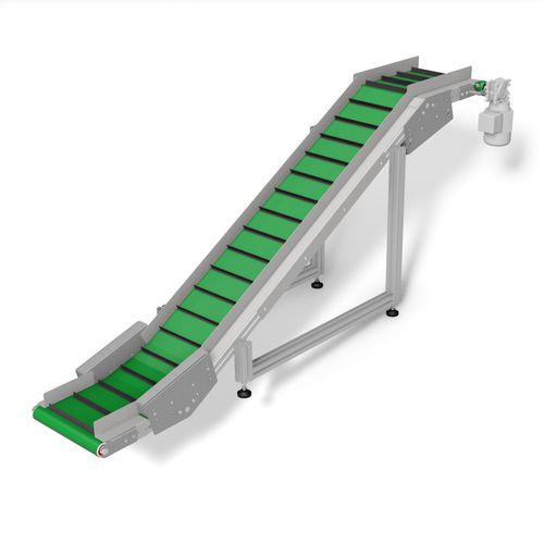 Convoyeur à bande - 531023 - trimat srl - à inclinaison réglable / de chargement / d'alimentation