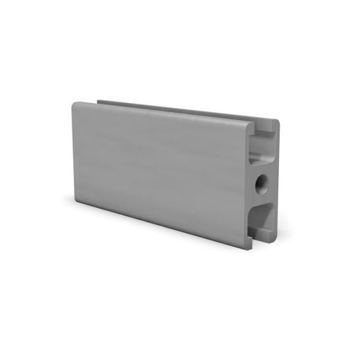 Profilé en aluminium anodisé - B0350 - trimat srl - rainuré / rectangulaire / extrudé