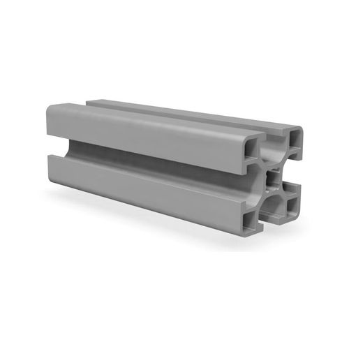 Profilé en aluminium anodisé - B0700 - trimat srl - rainuré / carré / extrudé