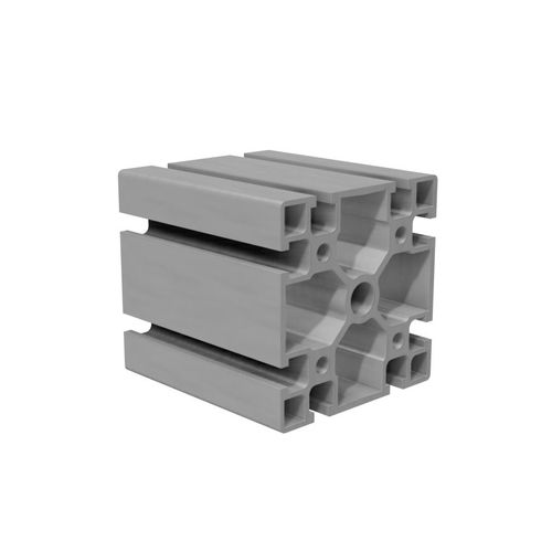 Profilé en aluminium anodisé - B1600 - trimat srl - rainuré / carré / extrudé