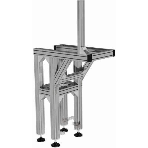 Support machine - 521031 - trimat srl - de rail de soudage / pour ligne de production / en aluminium