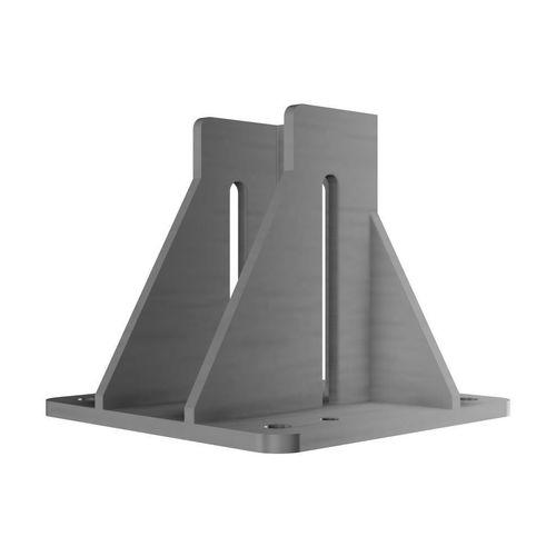 Bride de pied en acier galvanisé - J3101 - trimat srl - pour assemblage de profilés