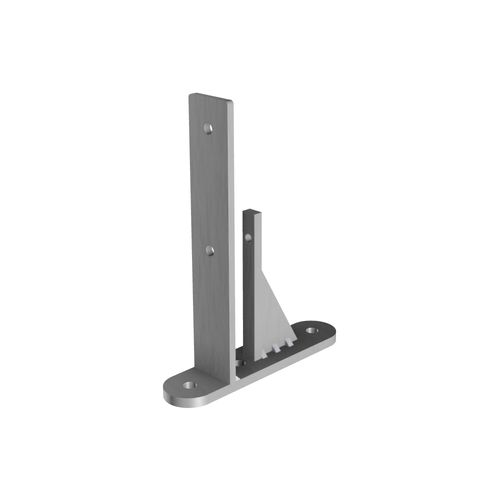 Bride de pied en acier galvanisé - J3102 - trimat srl - pour assemblage de profilés