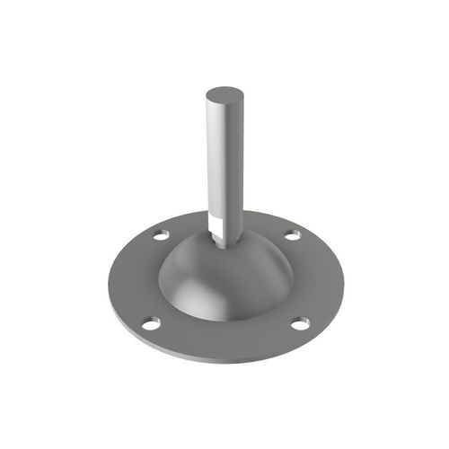 Pied de machine - J4100 - trimat srl - en acier galvanisé / à rotule / fileté