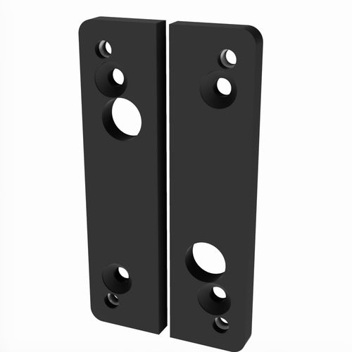 Charnière invisible - N2237 - trimat srl - en technopolymère / à visser / nylon noir