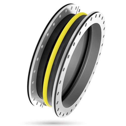 Compensateur de dilatation en caoutchouc - BM-FLEX - BIKAR - rond / à bride