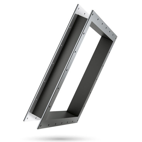 Compensateur de dilatation en caoutchouc - BF-LP - BIKAR - rectangulaire / à bride