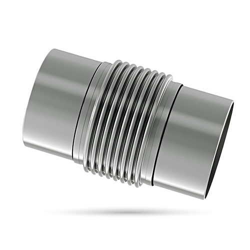 Compensateur de dilatation en métal - BM-EX-SI - BIKAR - rond / à souder / axial