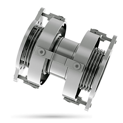 Compensateur de dilatation en métal - BM-GI-DO - BIKAR - rond / à bride / pour manchon