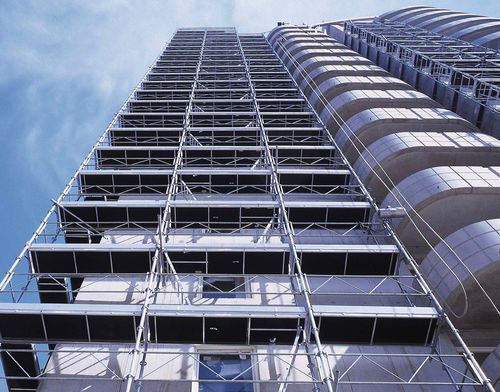 Tour d'échafaudage de façade - FORTAL - modulaire / aluminium