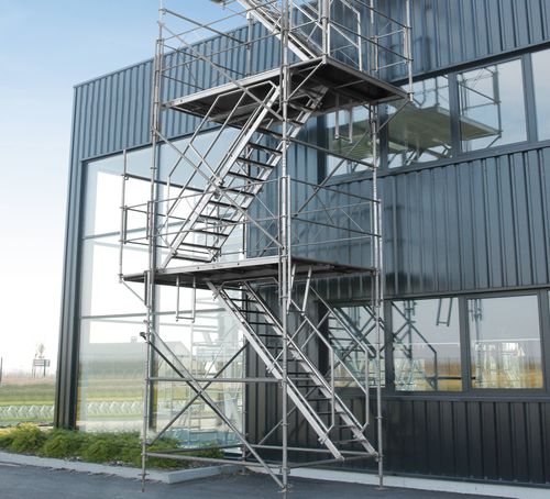 Tour d'échafaudage mobile - FORTAL - fixe / de façade / modulaire