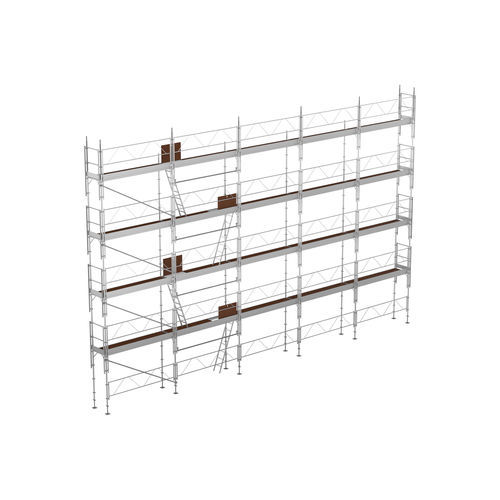 Échafaudage fixe - FORTALU160 - FORTAL - de façade / modulaire