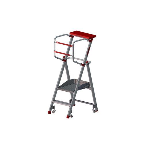 Escabeau en aluminium - F881700063 - FORTAL - 2 marches