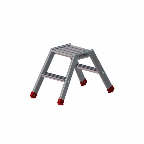 Escabeau en aluminium - F05025000 series - FORTAL - 4 marches / 2 marches