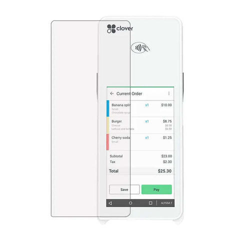 Vitre de protection en verre - Clover Flex 2 - C403 - AgozTech LLC - en polymère / pour l'industrie alimentaire et de la boisson / pour afficheur