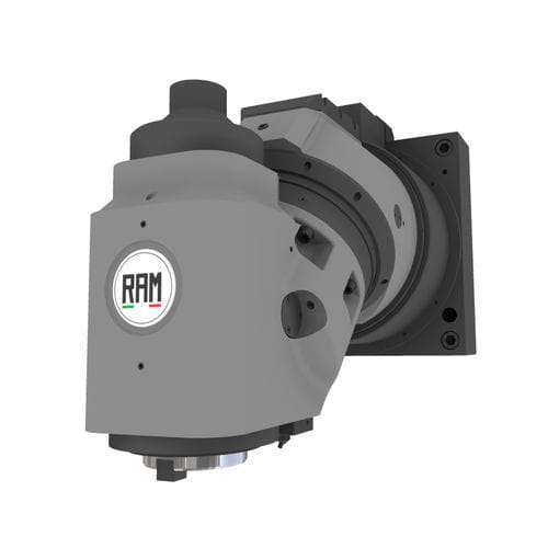 Tête de fraisage 2 axes - TBR - Ram srl - bi-rotative / CNC / à renvoi d'angle