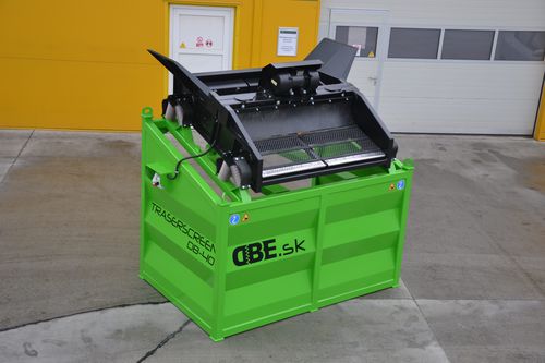 Crible pour chantier de construction - DB-40 - dbe.sk - mobile / vibrant / pour produits en vrac