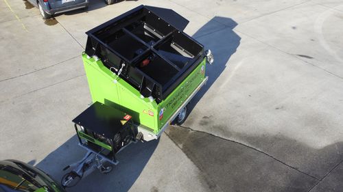 Crible mobile - DB-40SCT - dbe.sk - vibrant / pour produits en vrac / compact