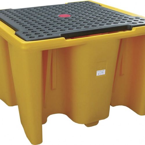 Palette de rétention pour conteneur IBC - HDF Emballages - en polyéthylène / emboîtable