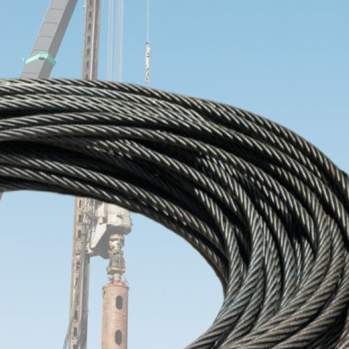 Câble métallique pour mine - C.F.WIREROPE, LTD - pour le forage / pour champs pétroliers et gaziers / en acier