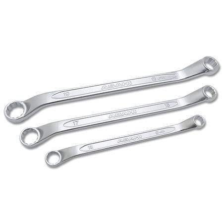 Clé polygonale en chrome - OF series - Asahi Metal Industry Co.,Ltd - à têtes décalées / double