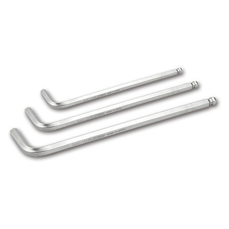 Clé Allen à tête sphérique - AQ series - Asahi Metal Industry Co.,Ltd - en acier / en chrome