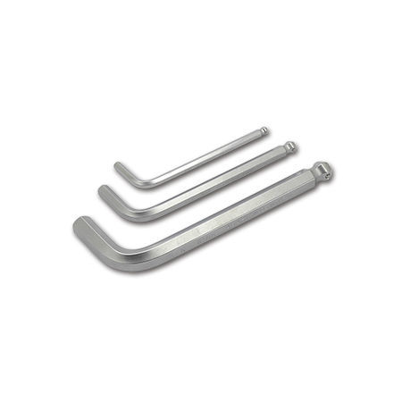 Clé Allen en chrome - AZK series - Asahi Metal Industry Co.,Ltd - à tête sphérique
