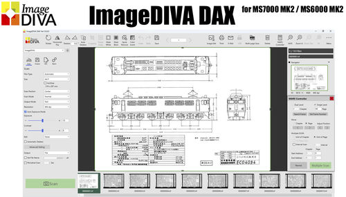 Logiciel pour scanner - ImageDIVA DAX - Kyokko Seiko Co., Ltd - de visualisation / d'acquisition d'image / d'imagerie numérique