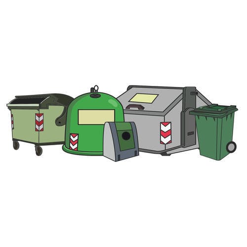 Conteneur à déchets intelligent - RM - Adambi - en plastique / pour déchets urbains / sécurisé