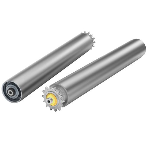 Rouleau de convoyeur commandé - NHK Group ApS - gravitaire / en inox / lisse