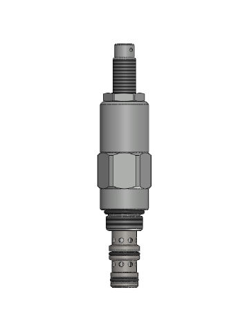 Soupape de décharge haute pression - HPR08-D2 - Hydrabase - de régulation / compacte / à visser