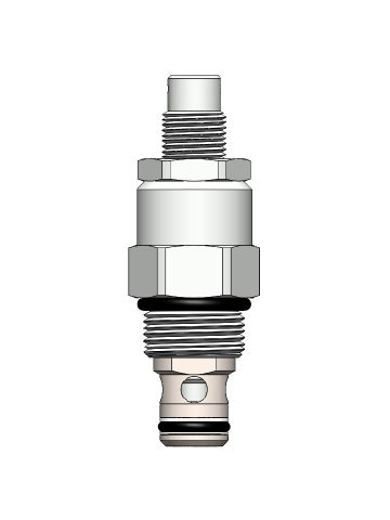 Vanne à pointeau - NV08-P0 - Hydrabase - hydraulique / de réglage / d'arrêt