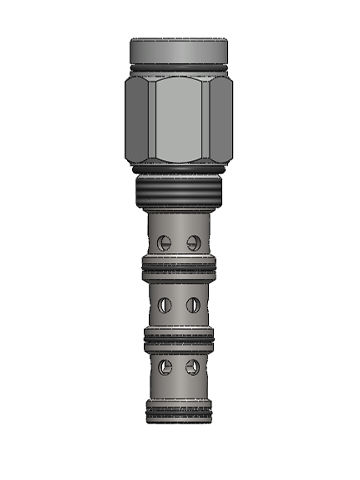 Distributeur hydraulique à tiroir - PD16-2340-35 - Hydrabase - à commande assistée / 3 voies / compact