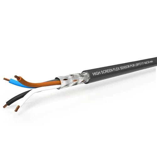 Câble électrique d'alimentation - 10303.BK - AIXONTEC - blindé / robuste / multibrin