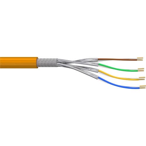 Câble électrique de données - AIXONLAN 1000 - AIXONTEC - S/FTP / à retardateur de flamme / blindé