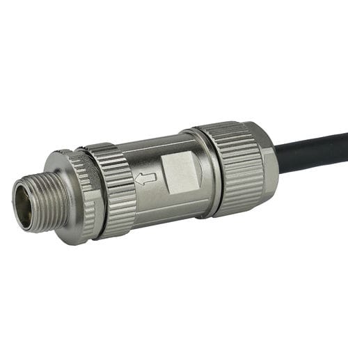 Connecteur de données - 70111 - AIXONTEC - Ethernet / rond / à visser