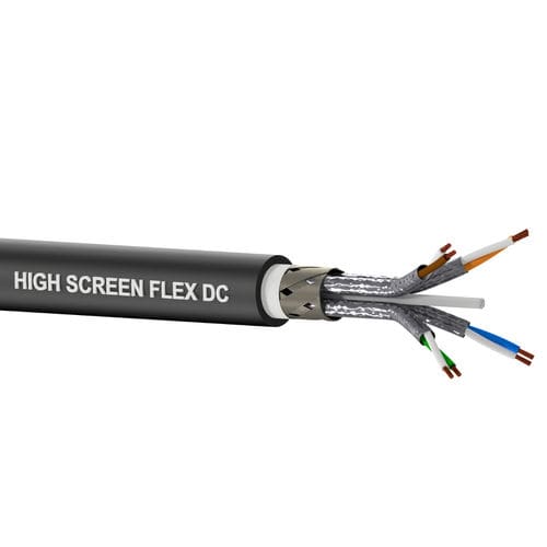 Câble optique de données - HIGHSCREENFLEX - AIXONTEC - Ethernet / blindé / non propagation de la flamme