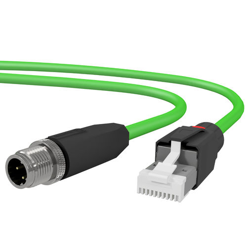 Câble électrique de données - CC102190701.GN - AIXONTEC - Ethernet / RJ45 / non propagation de la flamme