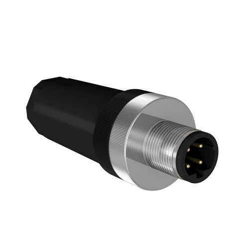 Connecteur de données - 70101.ST - AIXONTEC - de secteur / Ethernet / rond
