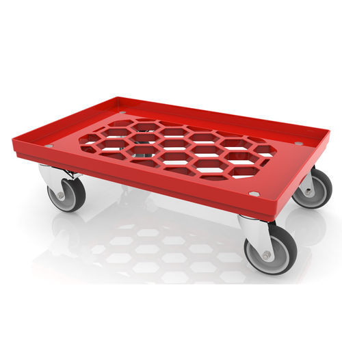 Plateau roulant porte bac - DP4060-MR - Demreplast - pour transport / en ABS