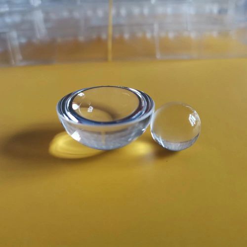 Lentille bille coupée - ZLY142 - zoolied  inc. - plan-convexe / en verre / visible