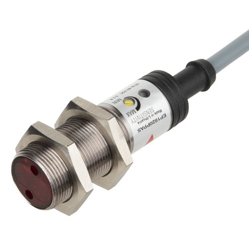 Détecteur photoélectrique rétro-réfléchissant - EP1820PPAS - Carlo Gavazzi Automation SpA - cylindrique / polarisé