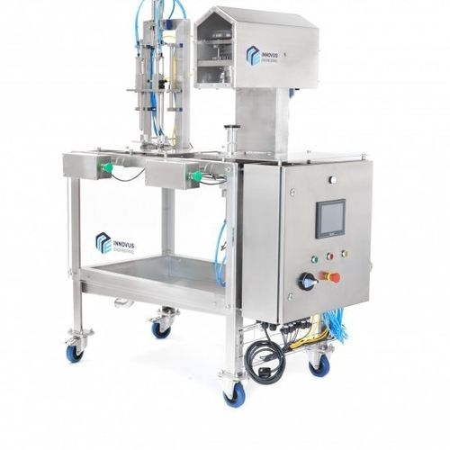 Sertisseuse-remplisseuse pour boîtes de conserve - CF10 - Innovus Engineering - semi-automatique / rotative / de boisson