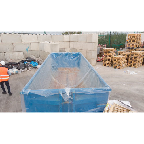 Housse de protection de container - PROTECSKIP® - OTEXIO - étanche / pour le secteur alimentaire