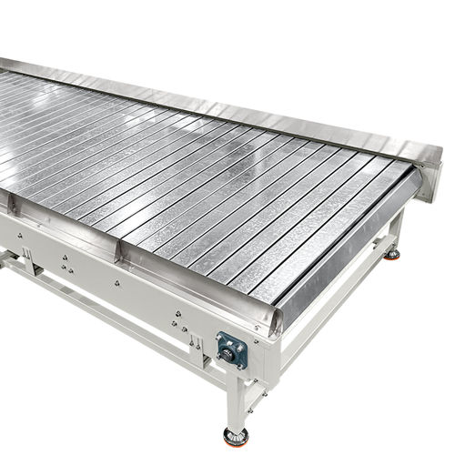 Convoyeur à tablier - Kunshan Bifa Automation Technology Co., Ltd. - horizontal / de grande largeur / pour pièces détachées